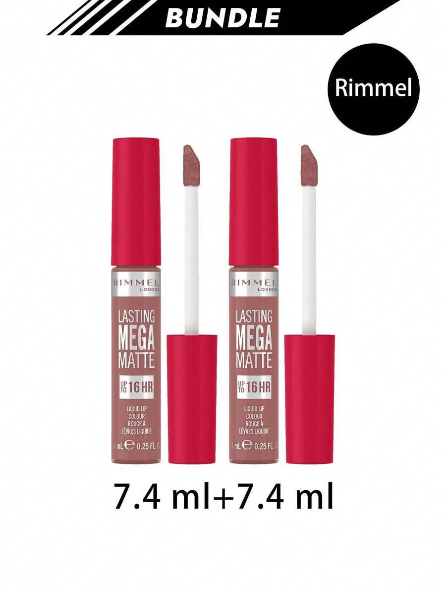 Rimmel [Bundle] Lasting Mega Matte 709 Strapless 7.4 Ml X 2 - 709 Strapless - View 1