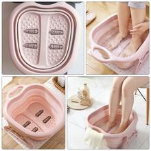 1PC Pedicure Relax Bath Massage Bucket Feet Therapy Folding Portable Foot Spa - View 2