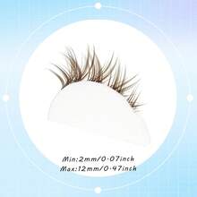 7 Pairs Of Fox Eye Style Natural, Long And Wispy False Eyelashes, Suitable For Daily And Party Makeup, Cat Eye And Fairy Style False Eyelashes, Create A Glamorous Look - Brown - View 8