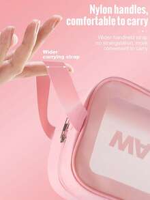 16Pcs/7pcs Pink Makeup Tool Set Makeup Brushes Triangle Puff Finger Puff Makeup Sponge Silicone Facial Cleansing Tool Makeup Bag Makeup Cleaning Brush For Foundation Blush Contour Eyeshadow Blending Dry Wet Use - Pink - View 3