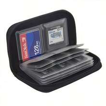 1pc Memory Card Storage Bag, Large Capacity Storage Card Organizer, 22 Slots For SD And TF Cards, Slim And Lightweight Design, Portable, Moisture-Proof, Essential Tool For Photography Enthusiasts - View 11