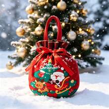 Christmas Cookie Gift Bags, Self-Sealing Large Capacity Packaging Bags, Suitable For Teacher's Day Snacks - Multiple Styles - View 3