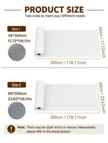 1 Roll Diamond Texture Moisture-Proof Mat, Cabinet Liner And Drawer Liner. Made Of EVA Plastic Material, Easy To Clean And Cut, Multi-Functional. Suitable For Refrigerator, Kitchen Decor And Shoe Cabinet Liner. - 1PC - View 8
