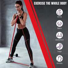 Resistance Bands With Different Tension Strengths, Training Elastic Band Set, Home Workout Stretching Bands, Full Body Exercise Suitable For Men And Women, Gym, Home Workout And More - A - View 6