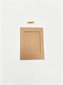 30pcs Kraft Paper Photo Frames, Wall-Mounted Photo Display Frames, Suitable For 4x6 Inch Photo Frames, Ideal For Home Wall Decor, School And Office Decoration - Regular Model - View 10