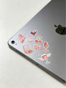 1pc/2pcs, 8cm*12cm, PET Decorative Stickers, Phone Case, Water Bottle, Laptop, Suitcase, Guitar, Earphones, Bicycle Decoration, Suitable For Personal Use And Retailers, Decorative Sticker Source - Multi-color - View 5