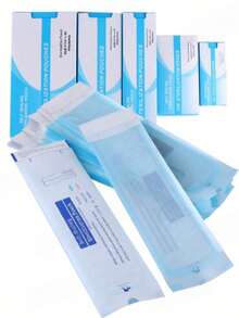 50 Pcs/Pack Self-Sealing Disinfection Bags, Disposable Sanitizing Bags, Cleaning Bags, Suitable For Steel Nail Art Tool Accessories - Multicolor - View 3