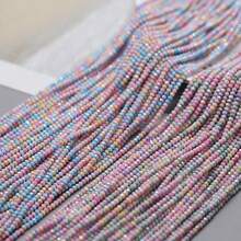3Strands 2.5x3mm Small Flat Bead For Jewelry Making DIY Necklace Earring - 2.5x3mm - View 1
