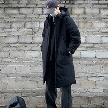Adidas Authentic Men's Warm Jacket Down Mid-Length Padded Coat JL9616 - Black - View 3