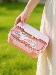 SEAL LOCK Large Capacity School Lunch Box, Adult Bento Box, Meal Container - Built-In Utensils, Microwave (Remove Lid), Lunch Bag, Suitable For Home, School, Office, Travel, Back To School Season, Outdoor Picnic - Multicolor - View 8