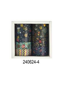 6 Rolls/Box, Merry Christmas Washi Tape Set - Beautiful Christmas Patterns Foil Stamping Process Designs, Decorative DIY Materials For Diaries, Scrapbooks And Crafts - Sets - View 11