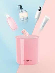 1pc Pink Foaming Cleanser Dispenser, Small & Large Size, Portable Manual Face Wash Foaming Bottle, Bubble Foaming Cup, Cleanser Accessory - Pink - View 7