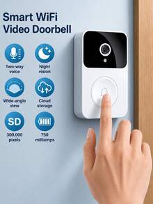 Smart Video Doorbell, Wireless Remote Home Security, Video Intercom, High-Definition Night Vision - View 4