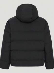 Adidas Men's ESS 3S P D HD J Down Jacket Thick Down Jacket - Short LE4969 - Black and White - View 2