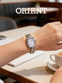 Orient Solar Powered Women's Watch, Watch Charging Model SWDAC001Z0 - Silver - View 2