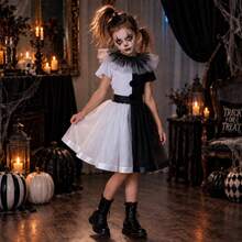 Tween Girls Costumes - Black and White - View 2