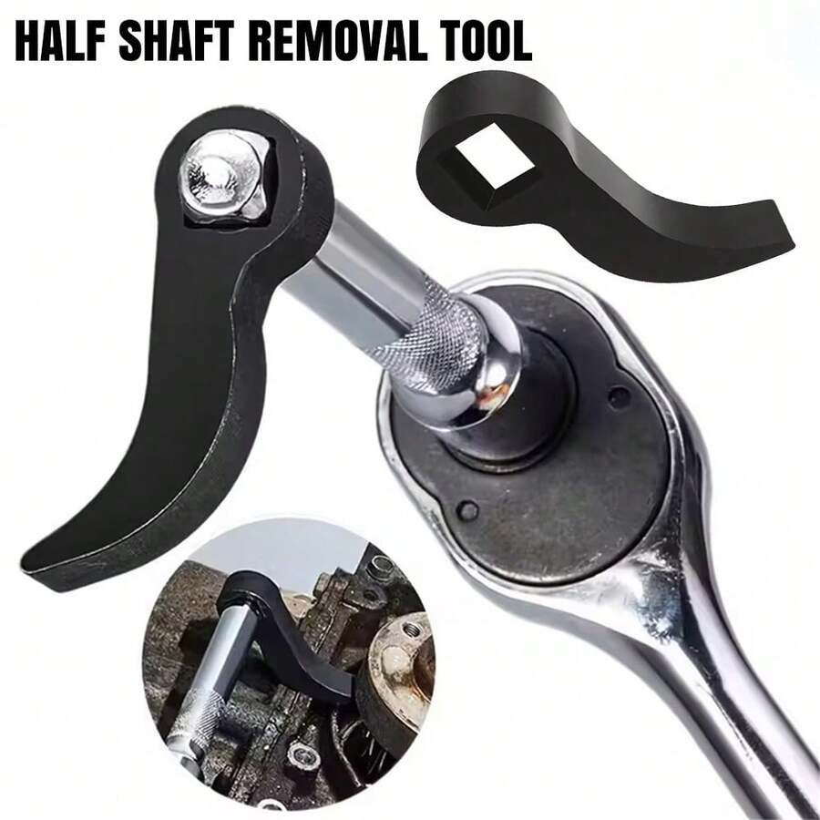 3pcs Pry Bar Wrench Adaptor Head 1/2" Inch Drive Steel Crowbar Adapter Removal Tool - Bull-horn Style CV Axle Removal Tool - View 1