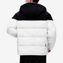 Adidas/Adidas Authentic New Men's Black & White Thick Warm Windproof Down Jacket KC2154 - Black and White - View 7