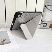 波點天使手寫風黑色蕾絲平板保護殼，附筆槽，相容 iPad 10th Gen/Air 13(M3 2025)/Air 11(M3 2025)/11(A16 2025)/相容 Galaxy S9/S7/S10+/相容 Galaxy Tab S6 Lite 10.4 吋/相容 MatePad - 彩色 - 查看 9