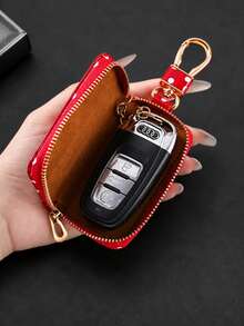 XD Premium PU Leather Universal Car Key Pouch - Fashionable Remote Key Cover, Waterproof And Scratch-Resistant - Suitable For Various Car Keys, Combines Card Holder And Mini Wallet Functions, Unisex. Perfect For Thanksgiving And Halloween Gifts - Multicolor - View 5