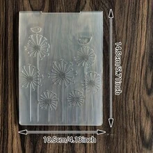 Floral Pattern Plastic Embossing Folder,2D Textured Vine Flower Leaf Embossing Template For Card Making Scrapbooking Paper Craft DIY Decor Embossing Folder - HC-1 - View 30