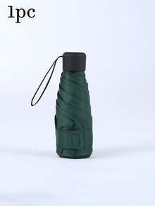 Pocket Foldable Umbrella, Portable 5-Fold Travel Dual-Use Umbrella Accessory, Suitable For Rainy Season, Multiple Colors Available - Multicolor - View 15