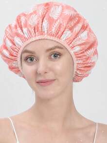 Double Layer Aluminum Foil Thermal Cap, Suitable For Deep Nourishing Hot Oil Treatment, Reusable Home Hot Compress Hair Cap - Multicolor - View 10