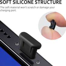 1pc Dark Cherry Type C Metal Dust Plug, 1pc Charger Port Anti-Dust Cover Caps Protectors, Dust Proof Port Stopper Compatible With IPhone 18 Pro Max And 18PM - Multicolor - View 9