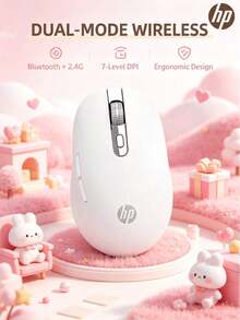 HP Designer 1 Wireless Bluetooth/2.4G Dual-Mode Mouse, Ergonomic Office Silent, Fast Charging, 7-Level Adjustable DPI, Ergonomic Design, Multi-Device Switching, Universal For Laptops - View 14