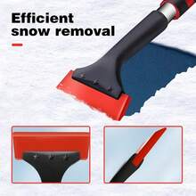 1pc Multifunctional Winter Ice Scraper, Stainless Steel Snow Shovel, Car Windshield Frost Snow Ice Removal Tool, For Car Paint And Glass, Essential Winter Car Accessory, Used For Removing Thick Ice, Snow, Frost, Slush, Suitable For Sedans, SUVs, Trucks, Outdoor Parking Lots, Garages, Portable Car De-Icing Device, Vehicle Snow Removal Tool - Multicolor - View 4