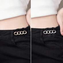 2/3/6/9/10Pcs Waist Tightener Buttons For Women's Pants, Reusable Tightening Clips For Loose Pants - Multicolor - View 11