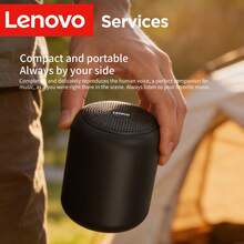Lenovo D01 Bluetooth Speaker | Wireless Playback | TWS Stereo Mode | Lightweight Portable Desktop Speaker - View 3