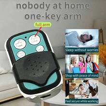 Alarma de puerta inalámbrica - Alarma controlada por control remoto (Opcional: Con o sin control remoto) - Alarma de apertura de ventana - Sensor de  para el hogar - Alarma de piscina - Timbre de puerta/magnético multifunción, Alarma de puerta del refrigerador/Alarma de entrada forzada de la puerta de la piscina - Blanco - Ver 4