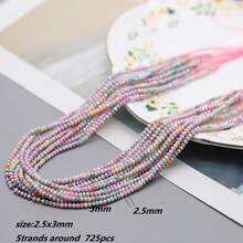 3Strands 2.5x3mm Small Flat Bead For Jewelry Making DIY Necklace Earring - 2.5x3mm - View 2