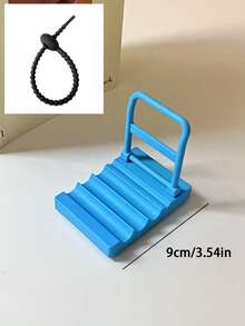 Cute Cart Phone Holder, Simple Style, Student Dormitory, Desktop Decoration, Lazy Drama Watching Tool Portable Folding Holder, Very Suitable For Mobile Phones And Tablets. Suitable For Desktop Office, Drama Watching,Birthday Gift - Multicolor - View 15
