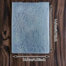 Floral Pattern Plastic Embossing Folder,2D Textured Vine Flower Leaf Embossing Template For Card Making Scrapbooking Paper Craft DIY Decor Embossing Folder - HC-1 - View 33