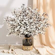 1/3/6pcs Artificial Baby's Breath Bouquet, Suitable For Wedding And Home Vase Arrangement Decoration, Ideal For Indoor Spaces, Holiday Parties, Outdoor Garden Decor, Christmas Decoration, Christmas Tree Decoration - Multicolor - View 8