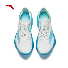 Anta C202 G9 2nd Generation Carbon Plate Racing Marathon Running Shoes, Autumn Long Distance Sports Shoes, Unisex - White/Blue-4 - View 3