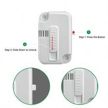 No Drilling Window Safety Locks, Self Adhesive Adjustable Restrictor, Door Lock, Protects Pets From Falling, Fits Metal, Sliding Windows Door Lock - B - View 3