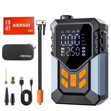 Air Compressors & Inflators Tire Pump150 PSI Car Air Compressor Pump, Digital Tire Inflator Portable Auto Air Pump For Car Motorcycle LED Light Tire Pump Air Compressors & Inflators, Tire Pump1500mAh*3. - Wireless Digital Display - View 10