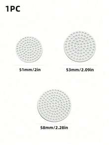 51mm/53mm/58mm Coffee Filter, Espresso Double Water Separation Mesh, Sintered Coffee Filter, Barista Filter, School Supplies, Back To School - Silver - View 13