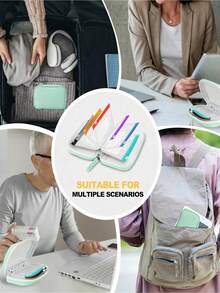 A8 Waterproof Pill Box Set, Large Capacity 7-Day Pill Organizer, Suitable For Twice Daily Use, Includes 7 Color-Coded Storage Bags, Reusable Travel Pill Box - Multicolor - View 4