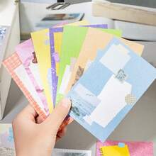 1 Book/30 Sheets Of Copyable Stickers, Completed Collage, Removable And Adhesive, Hand Account Materials, DIY Base Decoration, Record Paper, Time Planning Paper, Report Stickers - Completed Collage - View 8