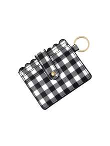 PU Card Holder Keychain With Tassel,Multi Slots Id Credit Card Wallet Bag Charm,Portable Id Card Coin Purse,Bank Card Holder,Fashion Accessories - Multicolor - View 14