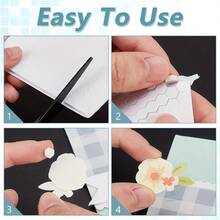 250pcs Hexagonal Strong Thickening Foam Double-Sided Adhesive, Creative Handmade DIY Sponge Double-Sided Tape, Super Strong Adhesive Foam Tape - Hexagonal - View 7