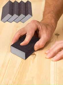 2/4pcs Sandpaper Block Set, Covering Coarse To Ultra-Fine Grit, Suitable For Dry And Wet Use, Reusable And Easy To Clean, Ideal Tool For Woodworking, Furniture Making, Primer Sanding, Metal Wall Treatment, Rust Removal - A - View 7