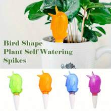 3pcs 16.91oz Large Capacity Transparent Diamond Automatic Watering Device, Clay Slow Release Anti-Clogging Seepage Watering Tool, Indoor Drip Irrigation Watering System, Potted Flower Plant Watering Device - Multicolor - View 7