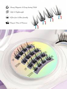 Magnetic Glue-Free Design Flying Eye Makeup Beginner Quick & Easy Wear - View 3