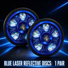 Stiker Dekoratif Reflektif untuk Sepeda Motor, Komponen Modifikasi Papan Bercahaya Malam, Stiker Peringatan Malam, Universal untuk UHR150, Skuter Listrik X5, AE8, Aksesoris Keselamatan - reflektor - View 8