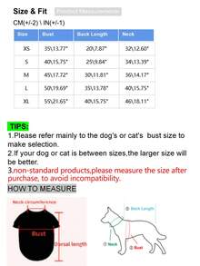 EOO 1件可爱几何图案猫狗通用宠物背心，蓬松宠物毛衣，适合猫狗，秋冬季 - 彩色 - 查看 3
